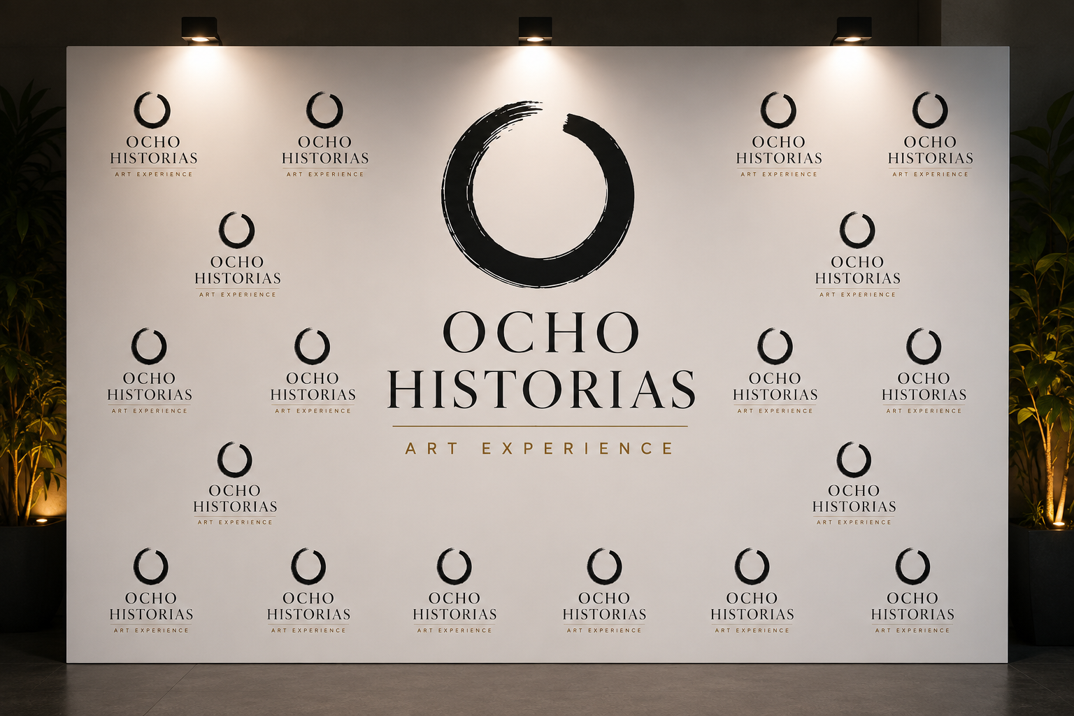 Identidad visual de Ocho Historias